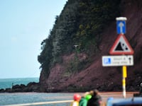  Safety first warning after cliff collapse