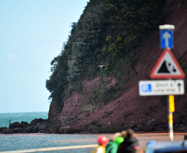  Safety first warning after cliff collapse