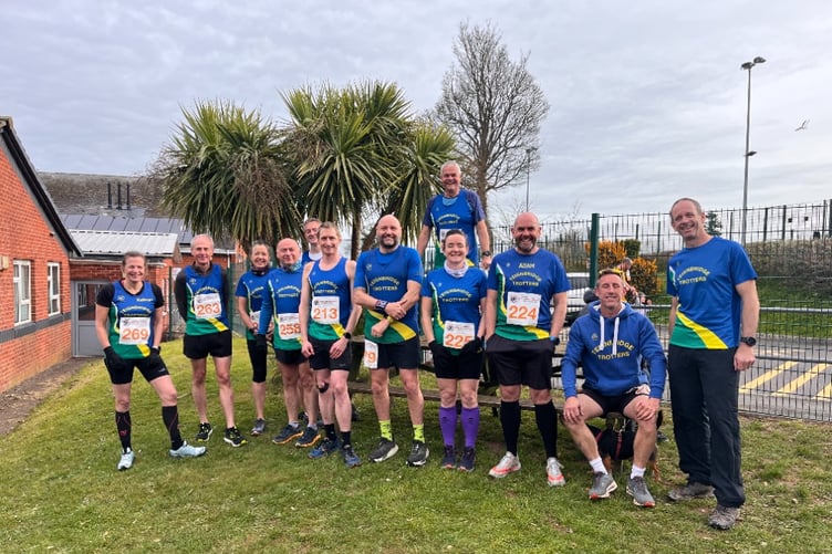 Trotters group at Axminster Minster Challenge