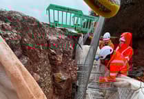 Teignmouth's storm repairs secure railway