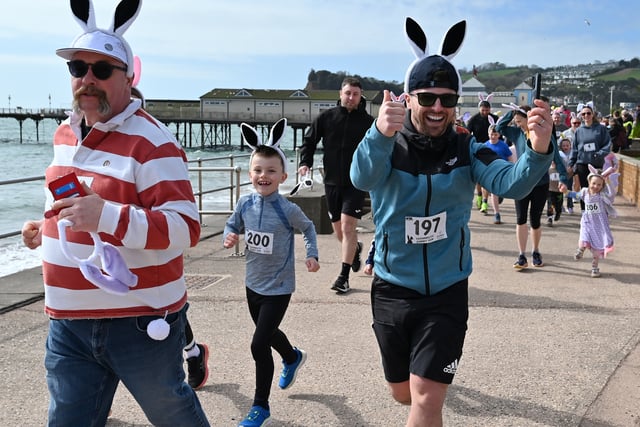 Ear we go on the annual bunny fun run