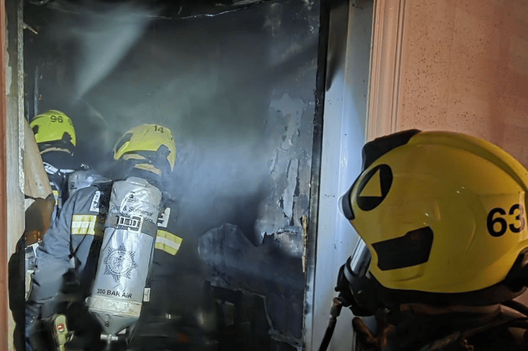 Fire at former Sherwood Hotel in Torquay