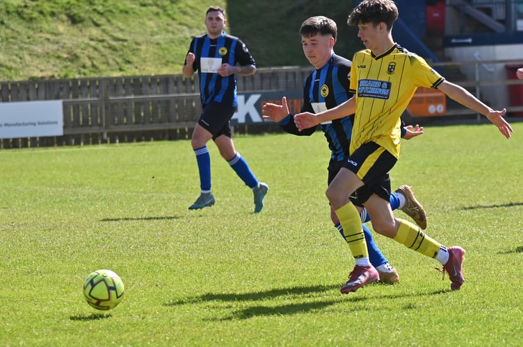 South Devon Football League Division 1. Buckland Athletic 2nds versus Beesands Rovers. A 3-1 home win for Buckland