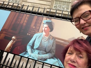 Former Royal dressmaker visits palace