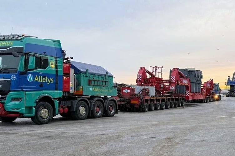 National Grid transformer ABP Port of Teignmouth. Photo National Grid 