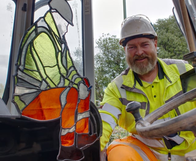 Water worker inspires stained glass art 