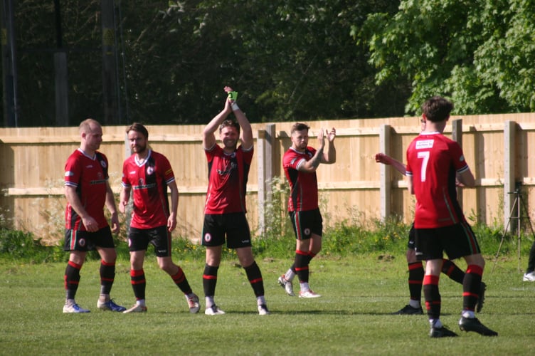 Cliff Walters leaving the Bovey field for one final time