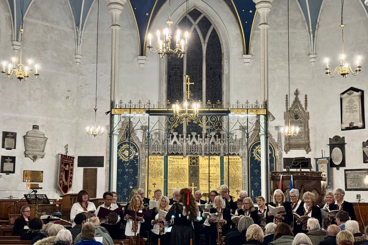 Teign Choral Society in St James Church