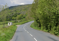 Biker taken to hospital after Kelly Cross van collision