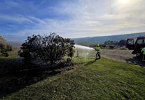 'Take a picnic', says fire crew after Top Tor disposable BBQ fire