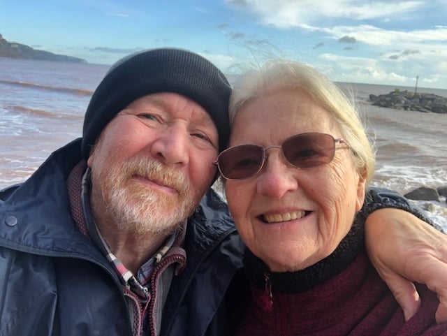 Dorothy Martin with her late husband John. photo contributed 