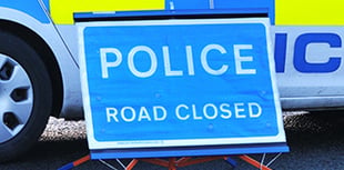 Town centre road closed following police incident