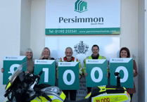 Devon house-builder donates £1,000 to South West Blood Bikes