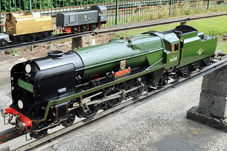 The miniature engineering show takes place on Friday and Saturday at Newton Abbot Racecourse