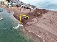 Work starts on vital beach reprofiling 