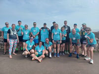 Coasters celebrate completing virtual London Marathon 