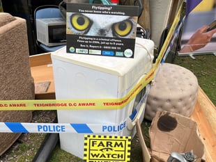 Fake fly tip exposes rising waste crime