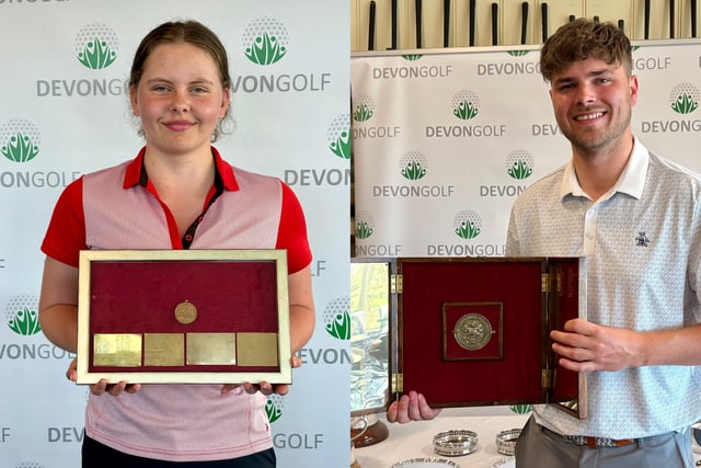 Teignmouth and Stover golfers grasp gold medals