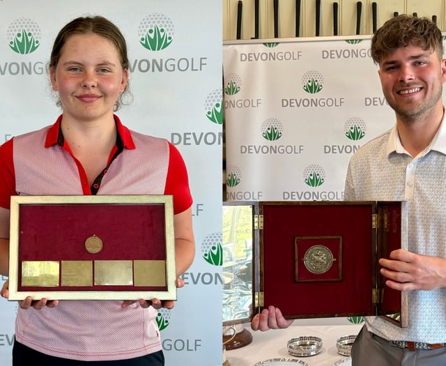 Teignmouth and Stover golfers grasp gold medals