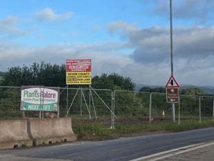 Plant firm owner protests over land row