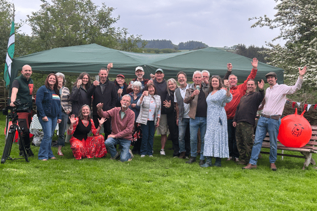 Scorriton villagers feature in feel-good music video