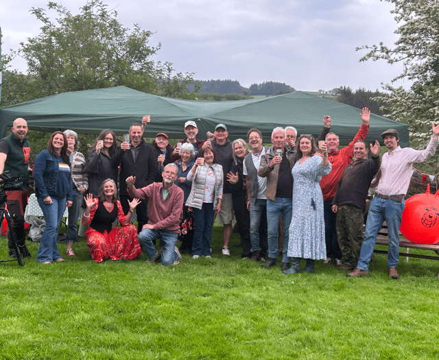 Scorriton villagers feature in feel-good music video