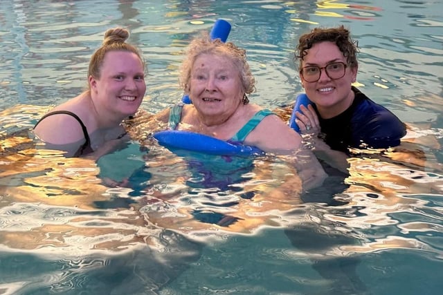 Care home launches swimming club 