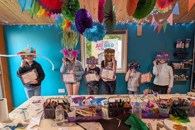 Newton Abbot art exhibition by home educated children