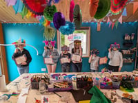Newton Abbot art exhibition by home educated children