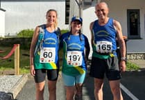 Three Teignbridge Trotters tackle firefighters charity 10k