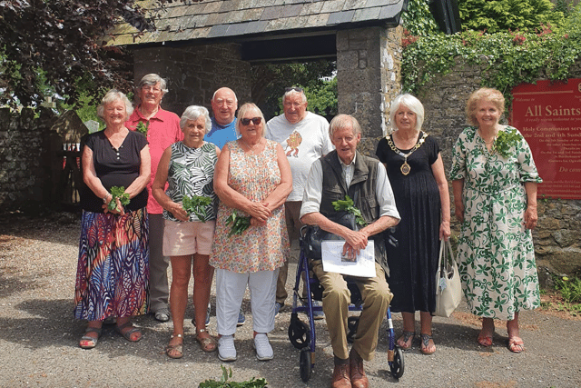 Tradition marked as town celebrates 'Oak Apple Day'