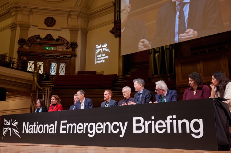 Experts at the National Emergency Briefing in London, November 2025