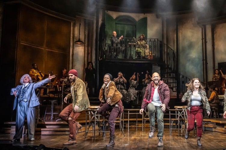 The West End cast of Hadestown. Photo: Marc Brenner