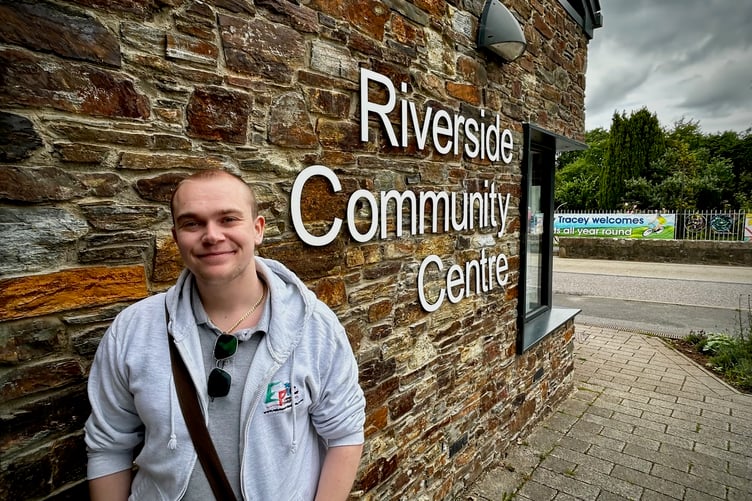Bradley Oliver who is launching a Deaf Cafe in Bovey Tracey