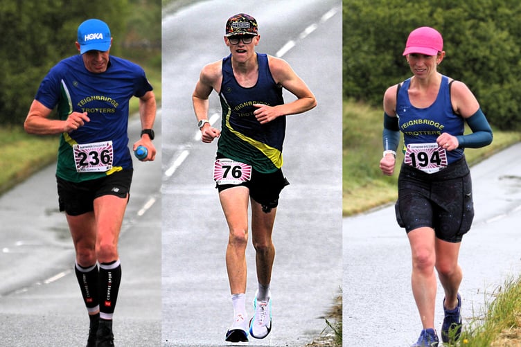 Kris Ward, Alex Duff and Jo Randall