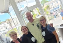 Barrymore charms Dawlish locals and visitors