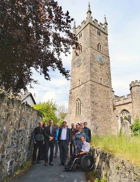 Save Bovey Bells campaign launch at church of St Peter, St Paul and St Thomas.
. Photo contributed