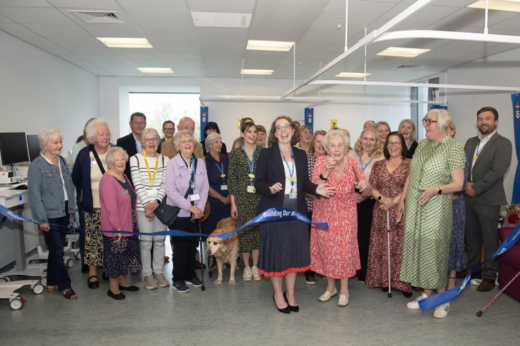 Official opening of The Harbour service at Newton Abbot Hospital. Photo supplied