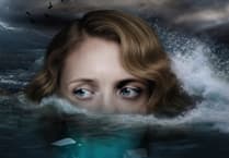 A magical portrait of a woman on the brink