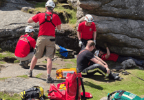 Three-hour rescue operation saves young person at Hound Tor