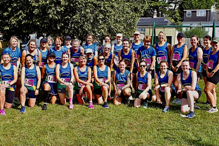 Trotters' ladies 10K team