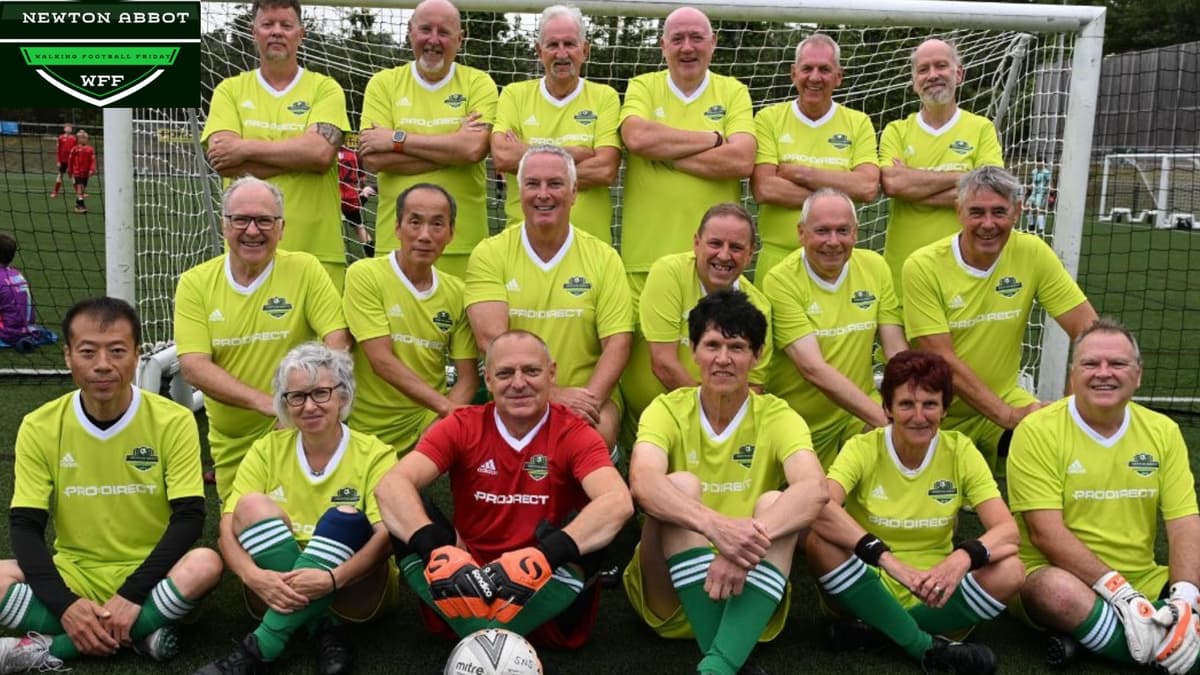 Newton Abbot walking football group going from strength to strength