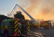 Fire rips through former cookery school at Occombe Farm