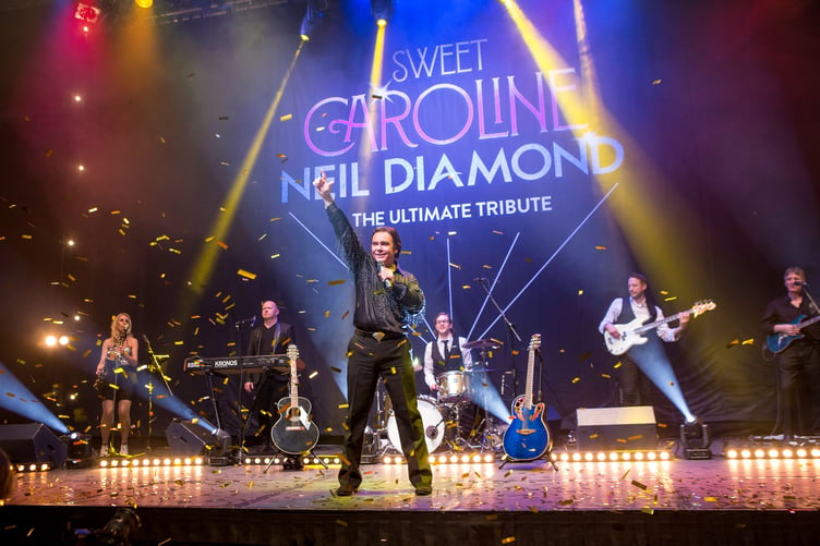 The Neil Diamond tribute show Sweet Caroline visits South Devon next month