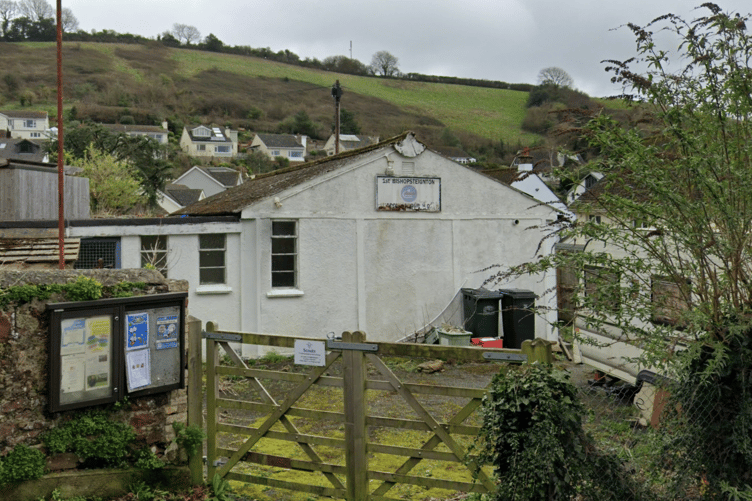 The Scout hall at Radway Hill, Bishopsteignton