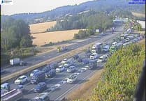 Severe traffic delays following A38 collision