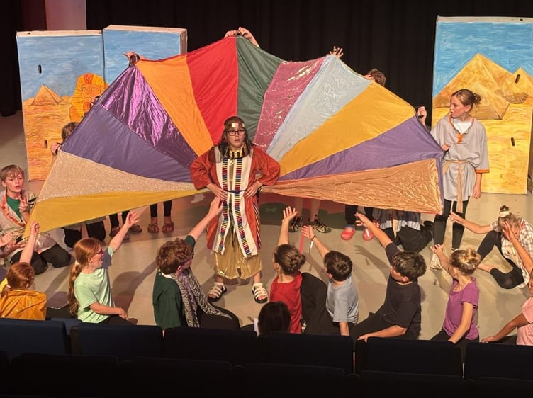 Cockwood Primary School's production of Joseph and his Amazing Technicolour Dreamcoat. Photo supplied