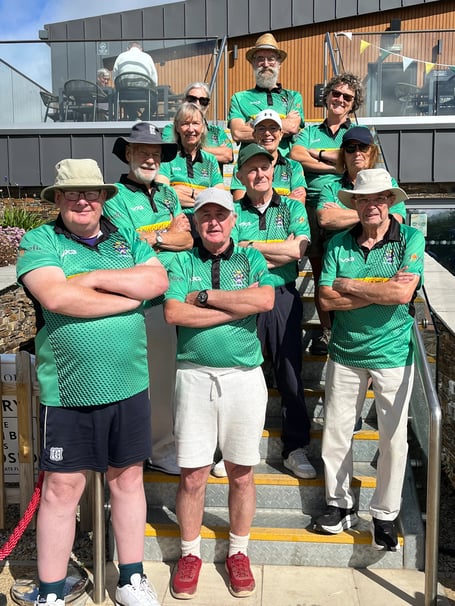 Bovey Tracey's walking cricket team