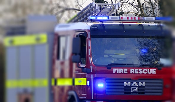 Devon and Somerset fire appliance