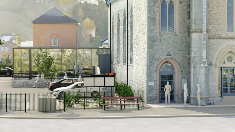 How the new extension store at Newton Abbot Museum will look. Photo supplied